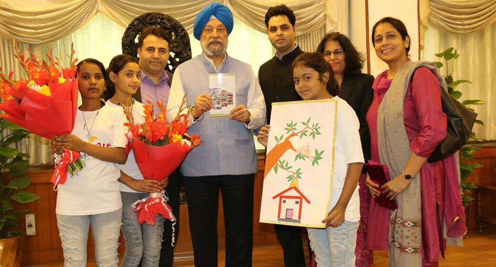 Inauguration of the year book by Mr. Hardeep Singh Puri for the year 2017–18